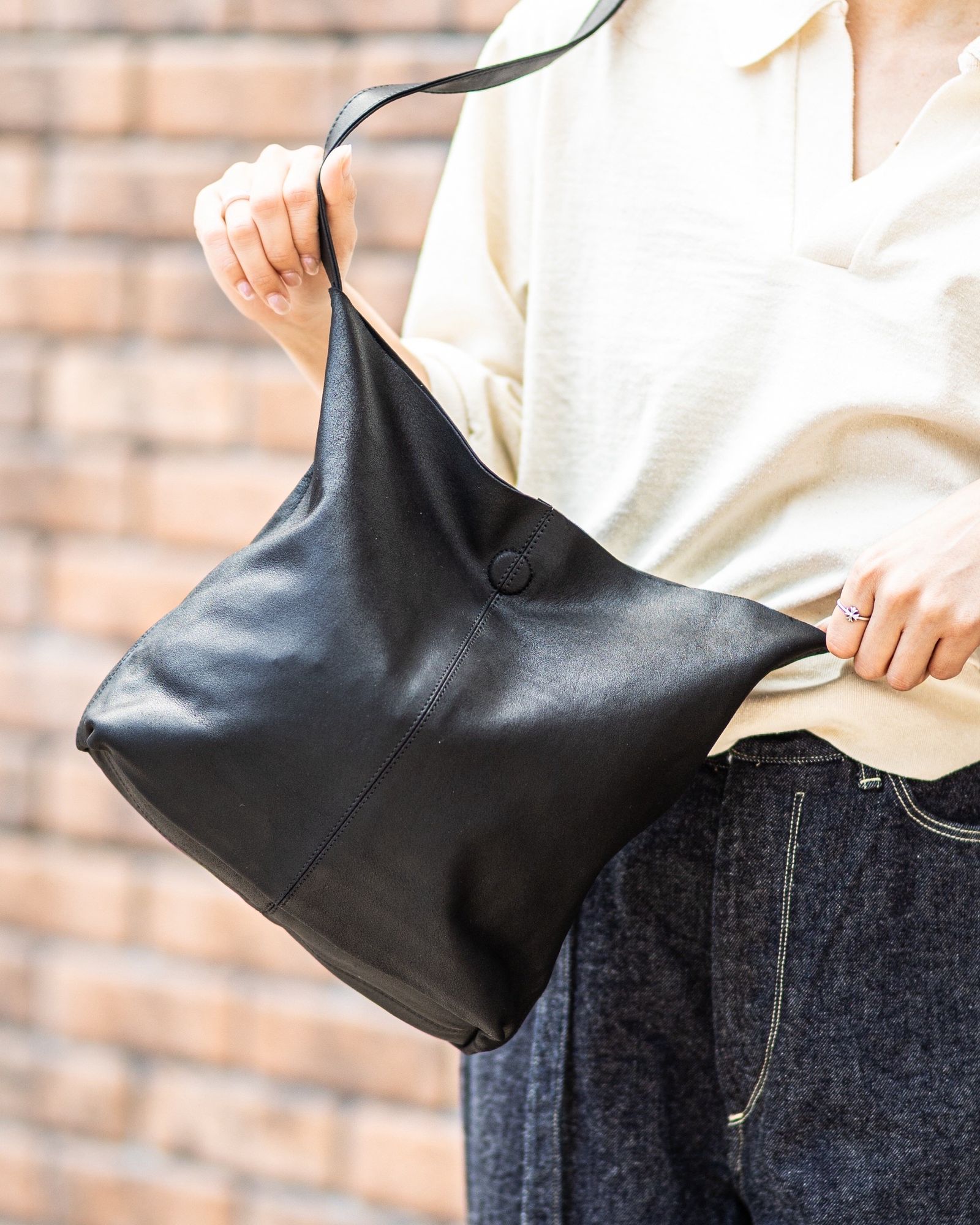 Morphee / モルフェショルダーバッグ SQUARE SHOULDER(SQ-BLK)BLACK☆再入荷しました！