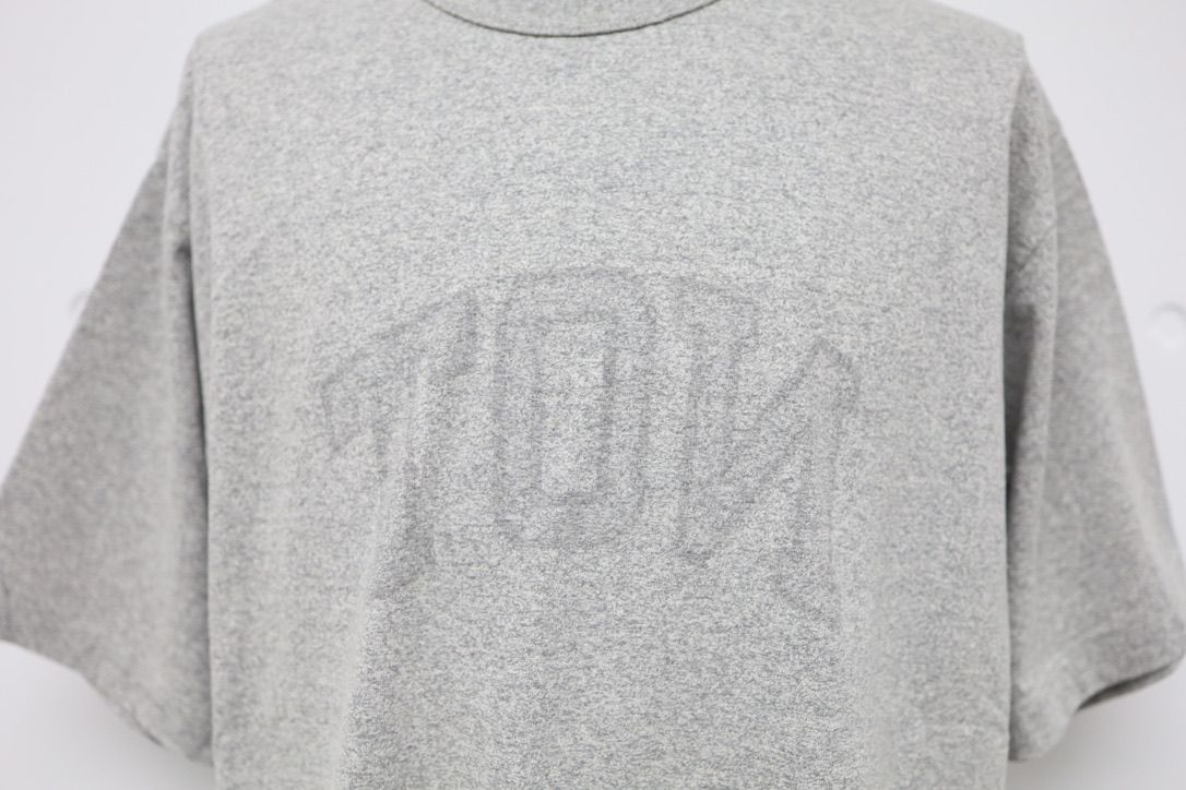 blurhms ROOTSTOCK ブラームスルーツストック 26SS NOT-PRINCE 88/12 Print Tee WIDE(bROOTS25S36S26B)HEATHER GREY x FADE GREY☆4月17日(金)新作発売！