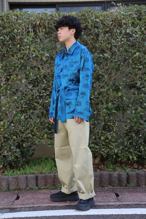 MATSUFUJI DAYDREAM Prinnted Jacket style 2021.02.21.