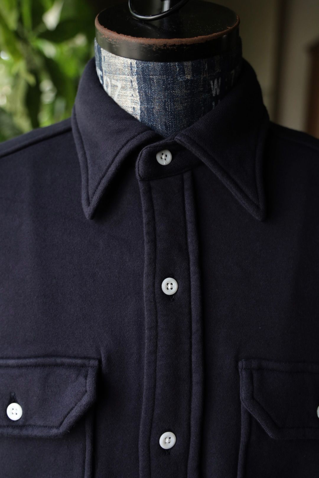 ファウンダ 25AW SWEAT WORK SHIRT(015FD252011)NAVY⭐︎9月13日(土)新作発売！