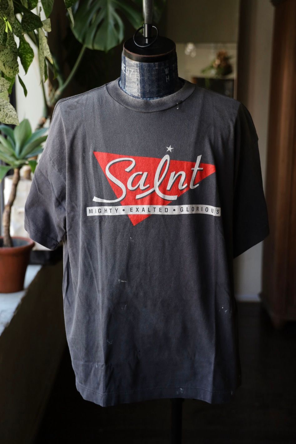 セントマイケル Tシャツ MIGHTY SAINT SS TEE(SM-HR1-0000-006)BLACK☆7月19日(土)発売！