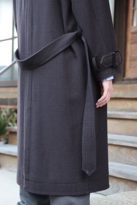 YOKE DOUBLE BREAST OVERCOAT(YK21AW0242C) style.2021.10.10