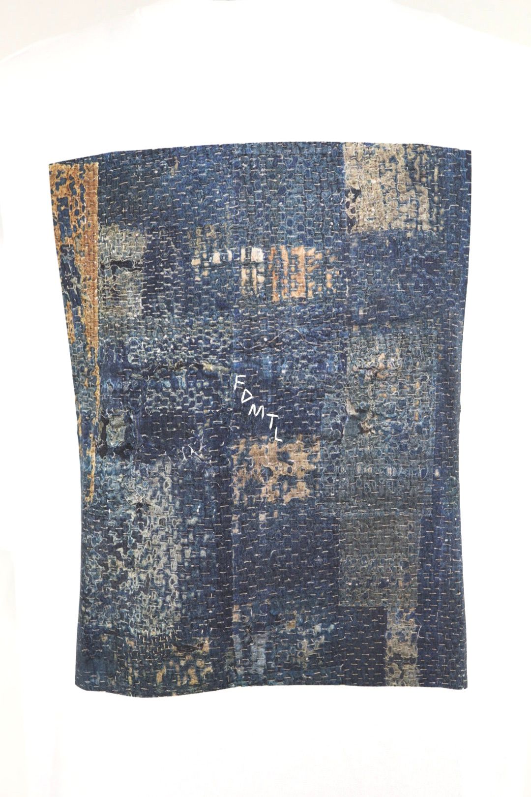 ファンダメンタル 26SS TシャツPRINTED BORO TEE (FA26TE15)WHITE☆新作発売！