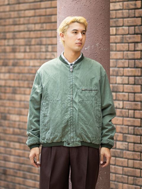 A.PRESSE 新作Vintage Silk Air Force Jacket