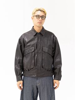YOKE Leather Flight Jacket MARKスタイル