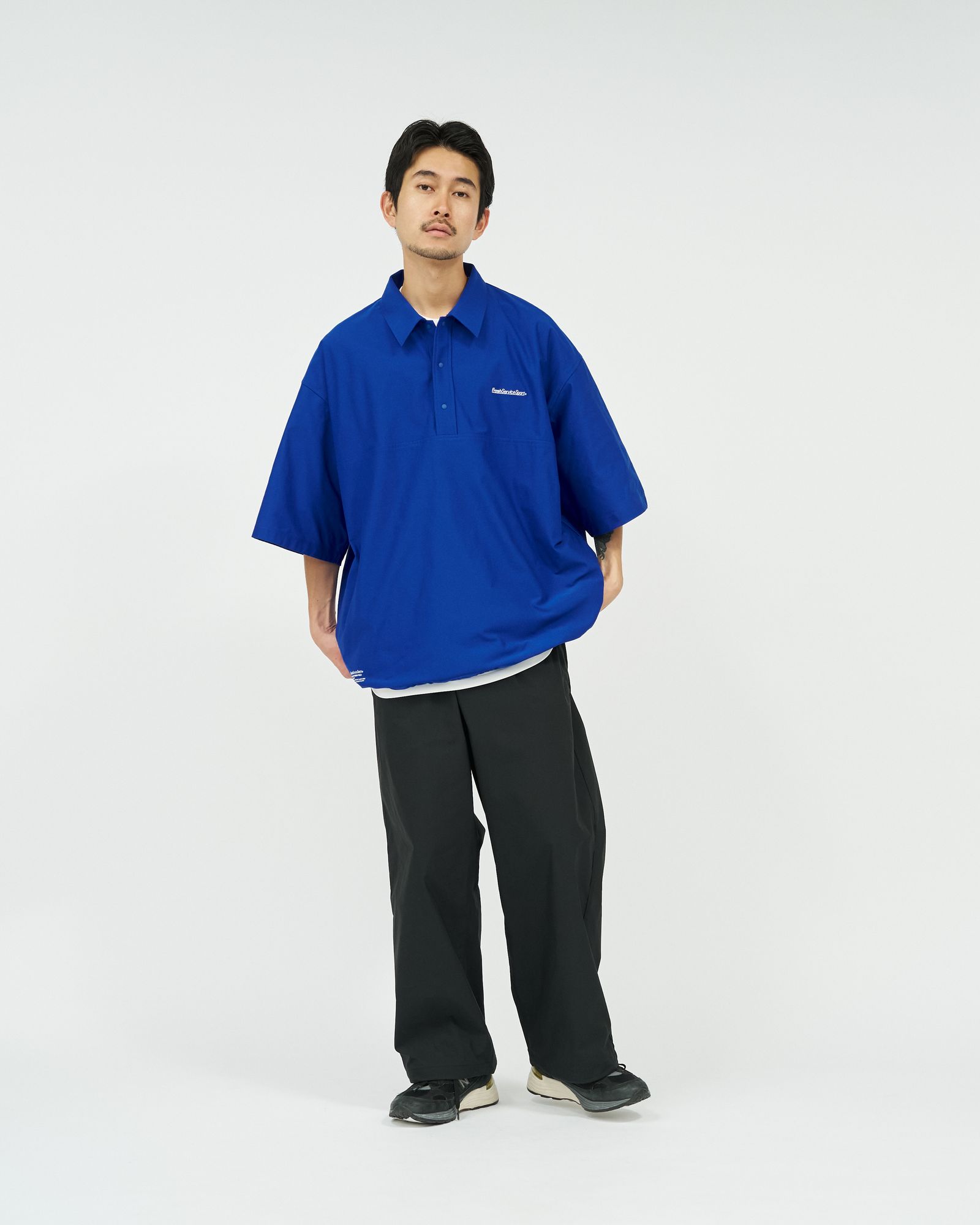 フレッシュサービス  ACTIVE DRY MESH POLO(FSC263-70164)BLUE☆7月18日(土)新作発売！
