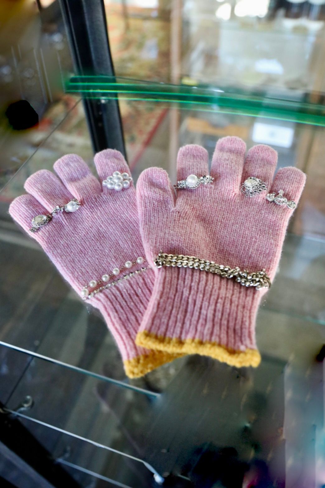 doublet ダブレット25AW KNIT GLOVES WITH RINGS (25AW88GV05) PINK★9月13日(土)発売！