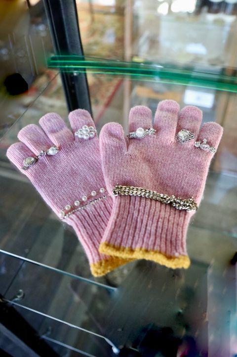 doublet 25AW KNIT GLOVES WITH RINGS (25AW88GV05) PINK★9月13日(土)発売！