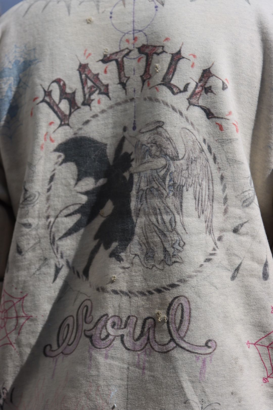 Saint Mxxxxxx × Dr.Wooコラボフーディーstyle.