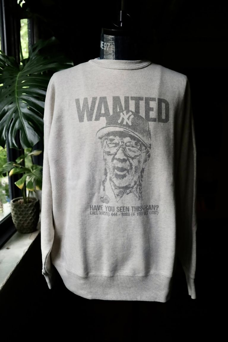 LASTMAN - LASTMAN 24AW ラストマン大久保篤志 PRINTED CREW NECK 