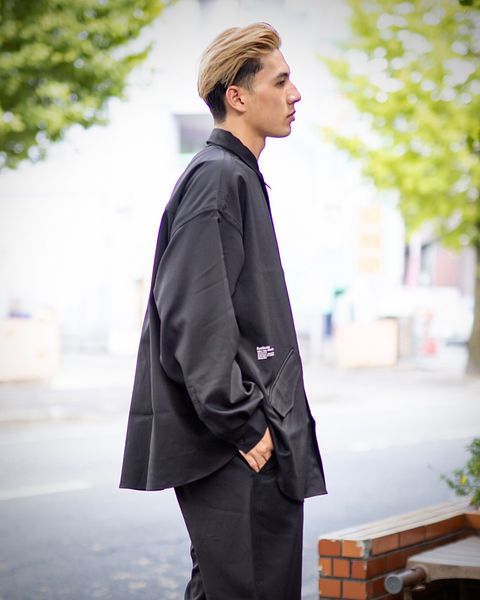 FreshService WOOLY TWILL TECH SHIRT(BLACK)9月28日(土)新作初売！