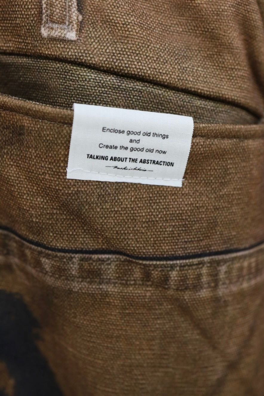 トーキングアバウト ジ アブストラクション 26SS パンツ PRINT DUCK WIDE PT(26SS-PT-002CH)BROWN新作発売！