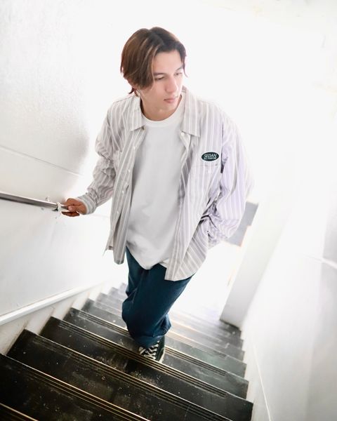 SEDAN ALL-PURPOSE 23FW OVAL LOGO WORK SHIRTスタイル