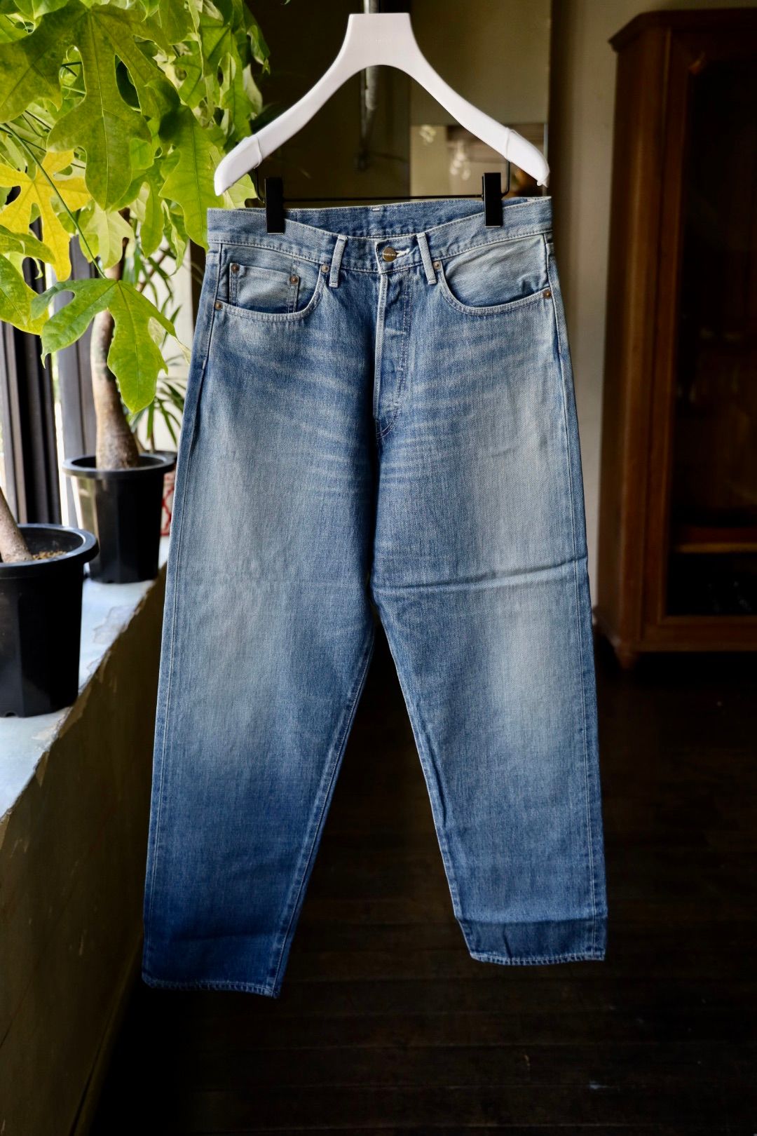 うえおGraphpaper　SELVAGE TAPERED SLACKS Graphpaper(グラフペーパー)の新作、Selvage Wool Tapered