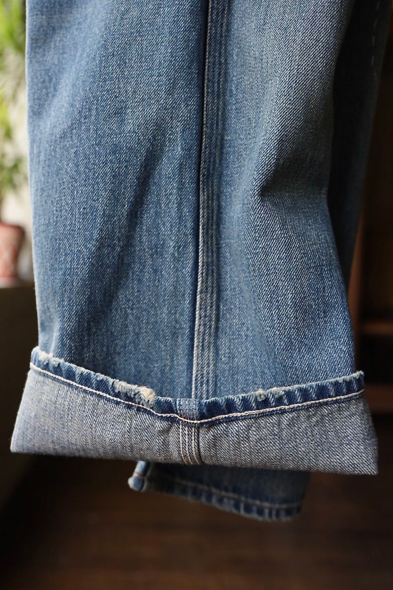 BOW WOW 25FWバウワウ  MINER'S REPAIRED DENIM WORK PANTS(BW252-MRDWP) AGED INDIGO