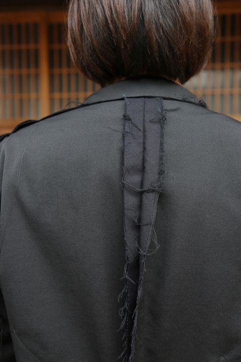 Yohji Yamamoto pour Homme 2020AW 新作 M-3BS 重ねST止レイヤードジャケット(HR-J10-802)style.2020.11.23.