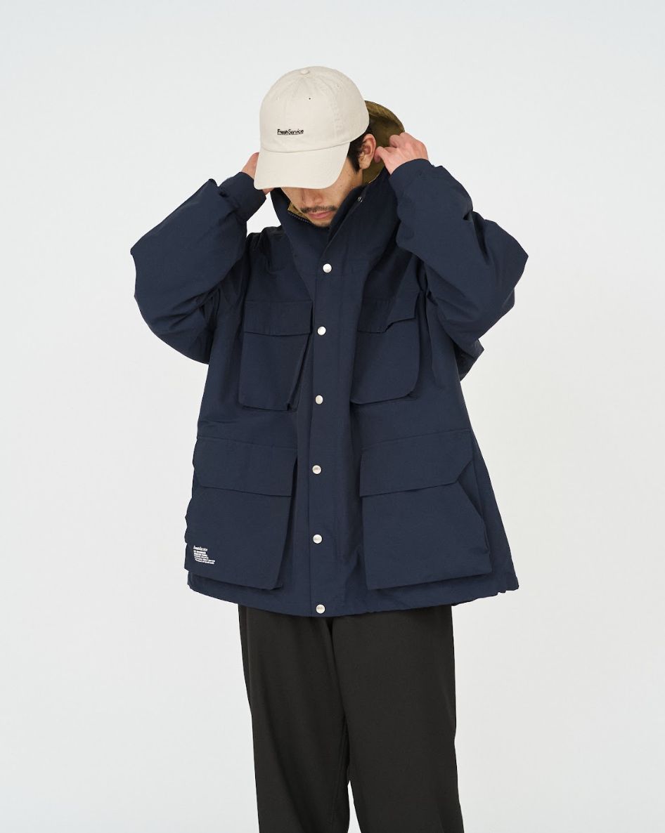 フレッシュサービス N/C GROSGRAIN MOUNTAIN PARKA (FSC253-20171)NAVY☆9月13日(土)発売！