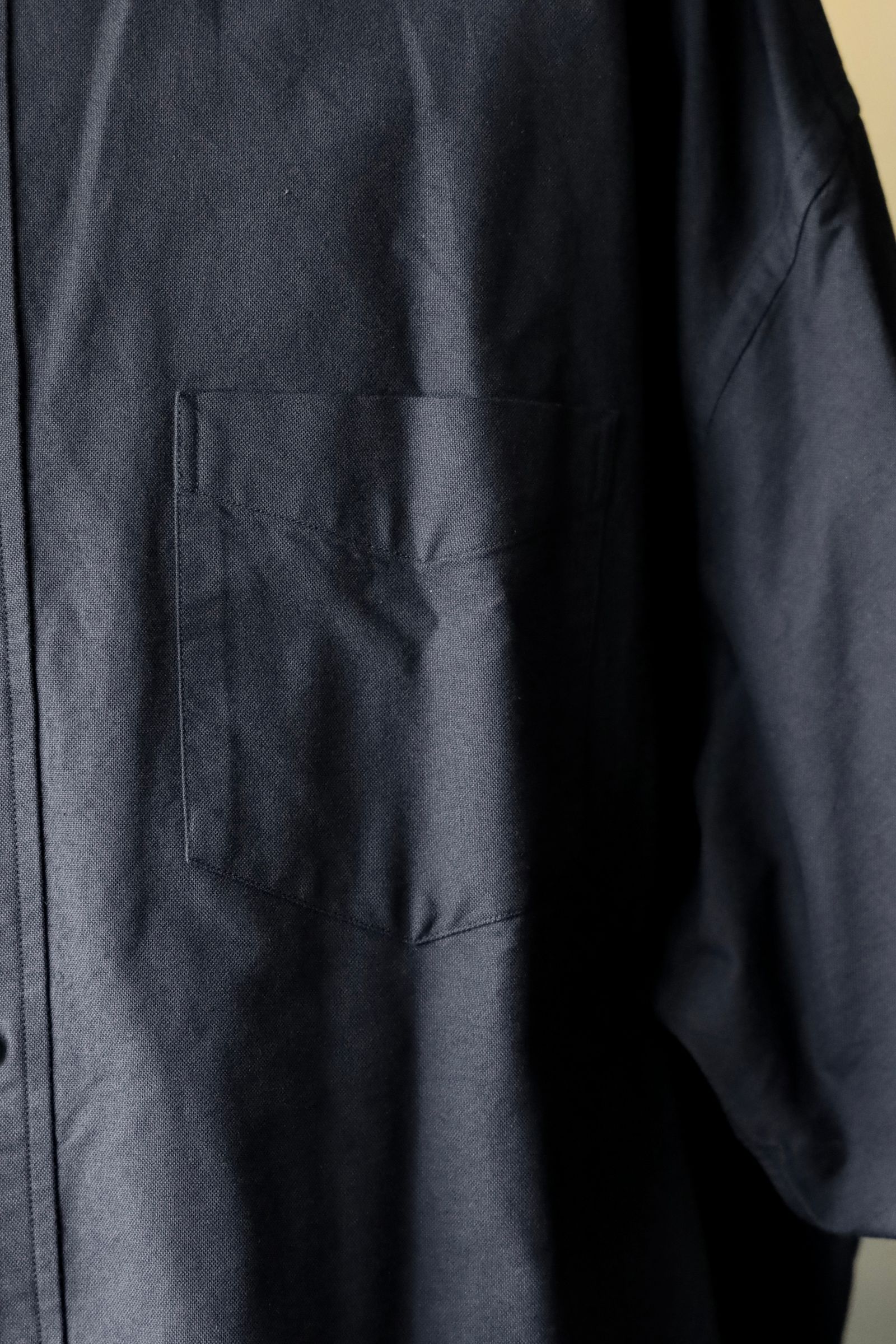 グラフペーパー Oxford Oversized S/S B.D Shirt(GM252-50076B)BLACK☆6月21日(土)発売！