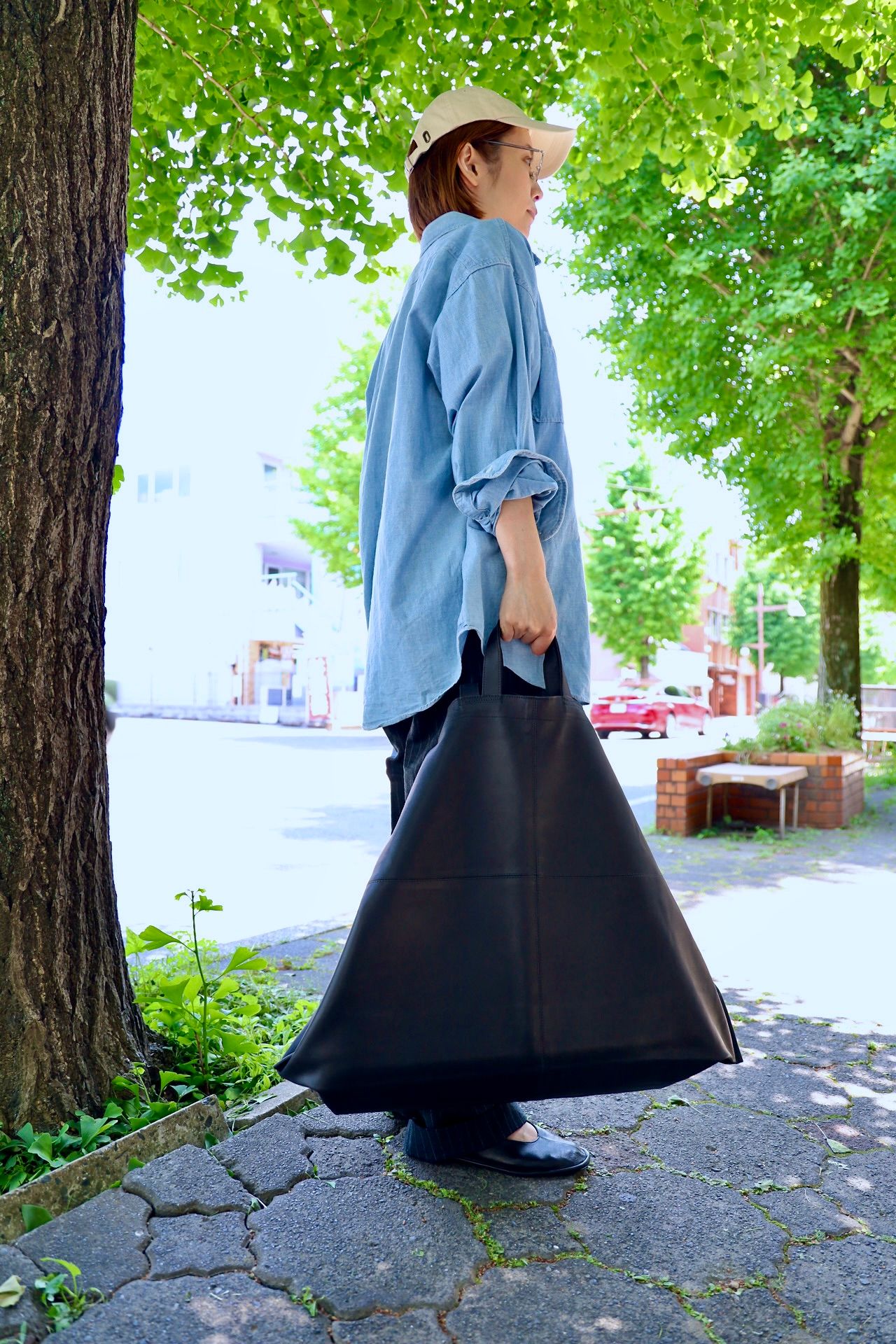 Morphee / モルフェ マグナムトートバッグ 2WAY MAGNUM TOTE "BLACK"