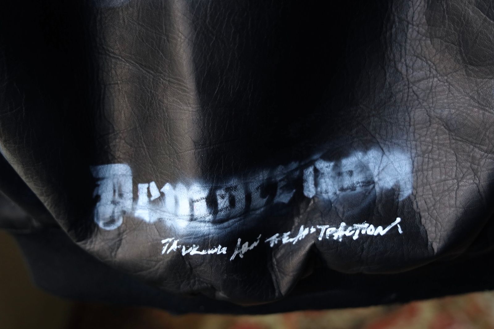 トーキングアバウト ジ アブストラクション 25AW DAMAGE LEATHER PARKA (2526AW-J-007)BLACK☆新作発売！
