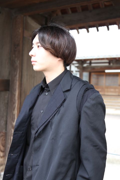 Yohji Yamamoto pour Homme 2020AW 新作 M-3BS 重ねST止レイヤードジャケット(HR-J10-802)style.2020.9.18.