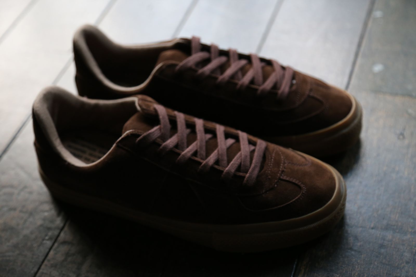 GERMAN MILITARY TRAINER(4700S)BROWN SUEDE