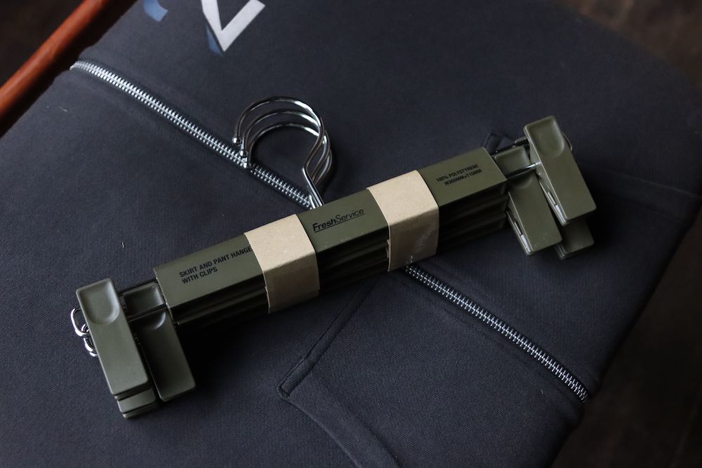 フレッシュサービス ボトムハンガー Original 3-Pack Bottoms Hangar(FSW-19-AC-07)KHAKI