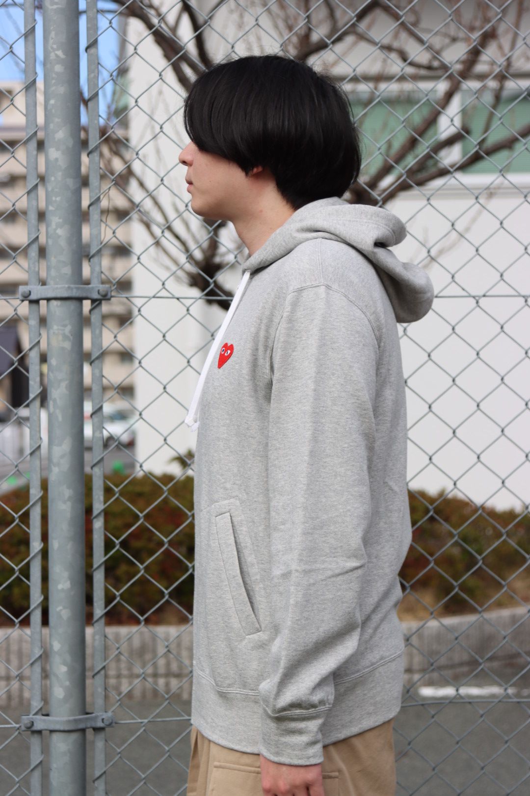 PLAY COMME des GARCONS ZIP HOODED SWEATSHIRT style.2022.12.9