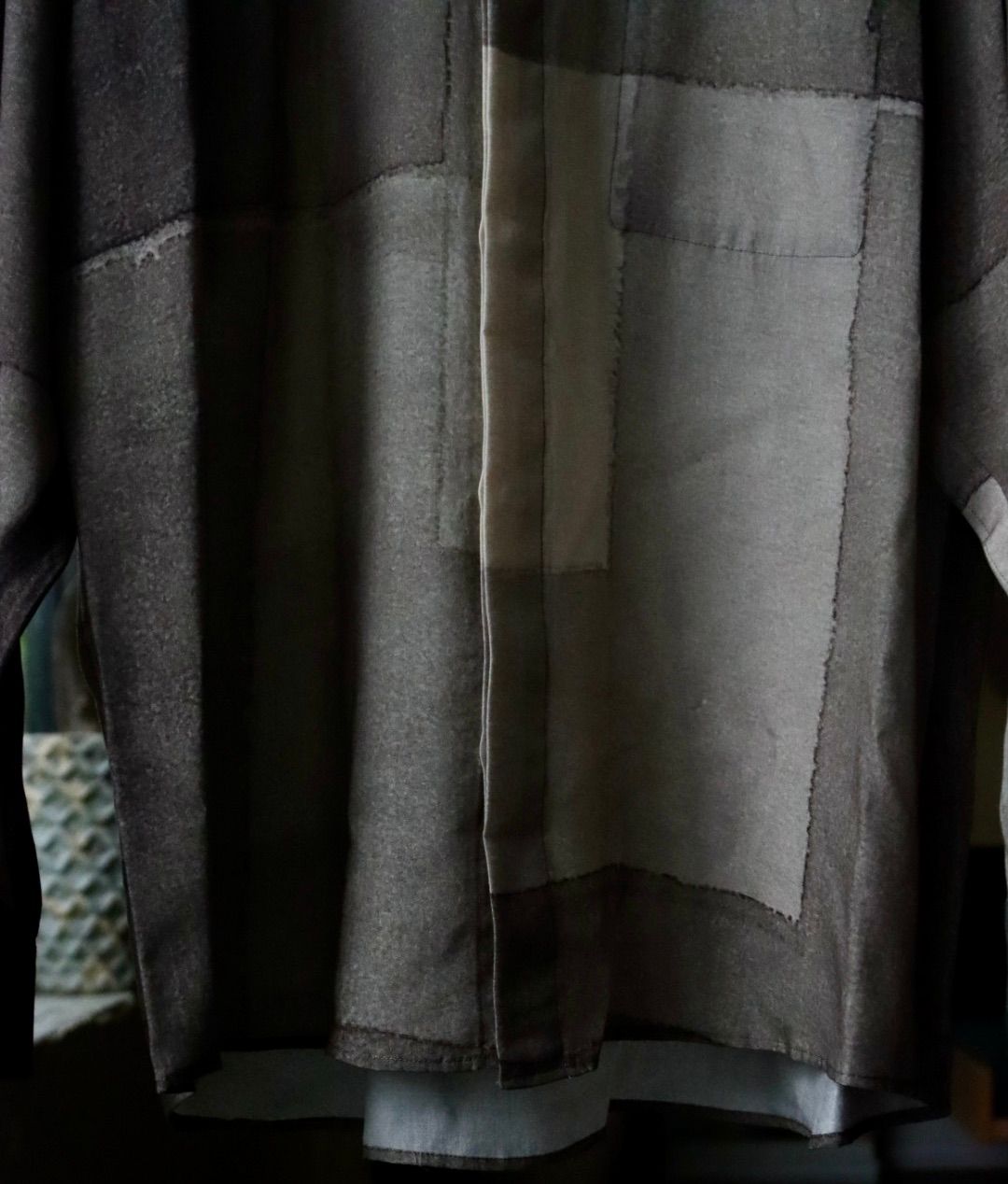 ヨーク23AW PRINTED REGULAR COLLAR SHIRT (YK23FW0558SH) CHARCOAL★7月8日(土)発売！