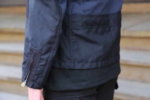 JUNYA WATANABE CDG MAN ウールラミートロ×ウールトロ×綿リネンカルゼブルゾン style.2021.3.7