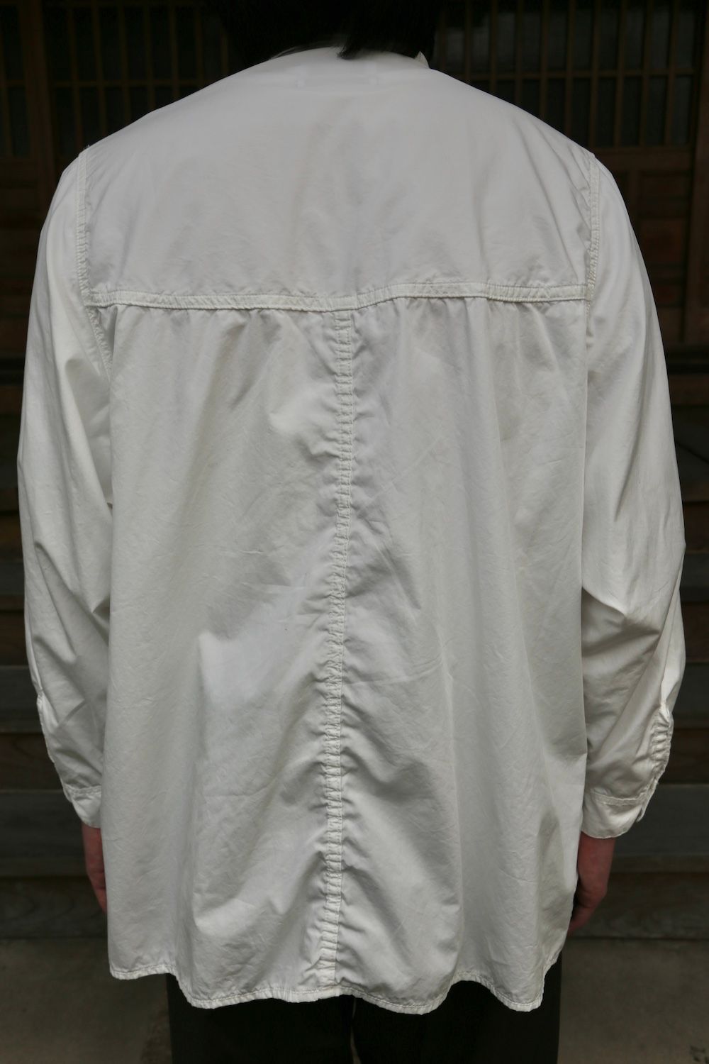 Garment Dyed Poplin Umbrella Yoke Shirt(GM211-50032) style.2021.2.20.
