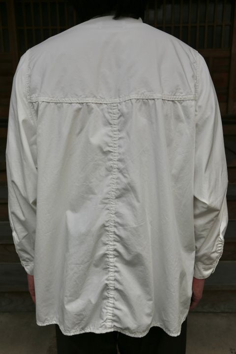 Garment Dyed Poplin Umbrella Yoke Shirt(GM211-50032) style.2021.2.20.