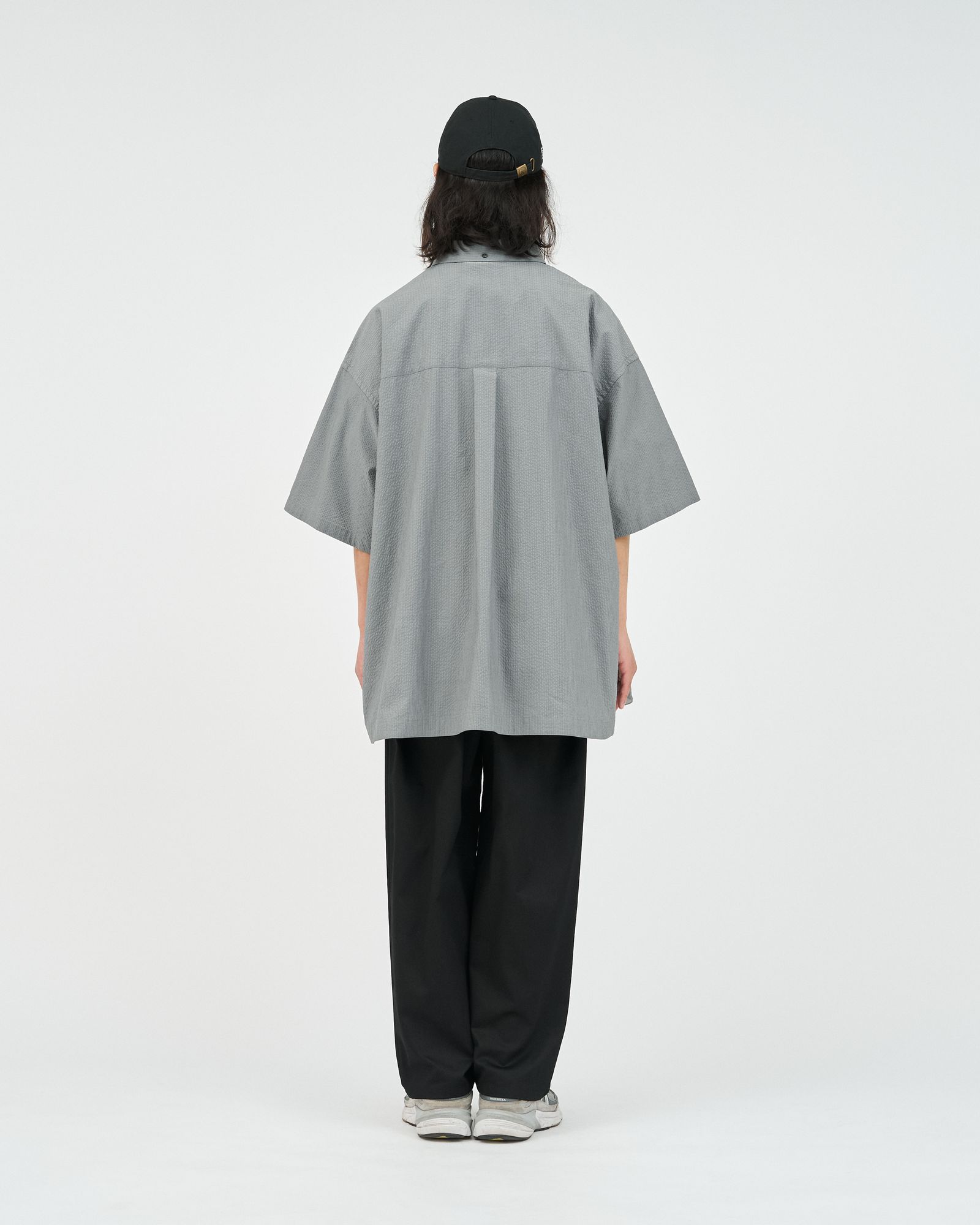 フレッシュサービス SEERSUCKER S/S B.D SHIRT (FSC261-50228)GRAYxGRAY★2月14日(土)発売