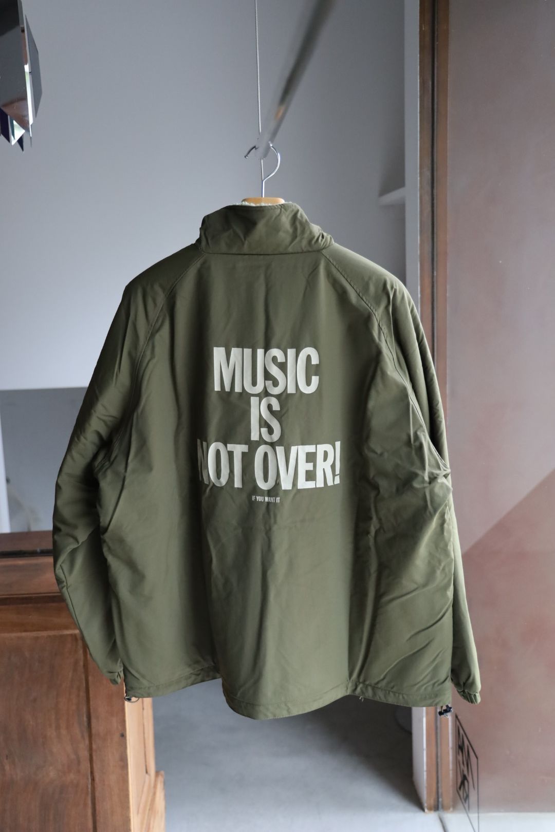 イズネスミュージック 25AW MINOT REVERSIBLE FLEECE JACKET (IMP6_24_M.I.N.O.JK01)BLACK☆新作発売！