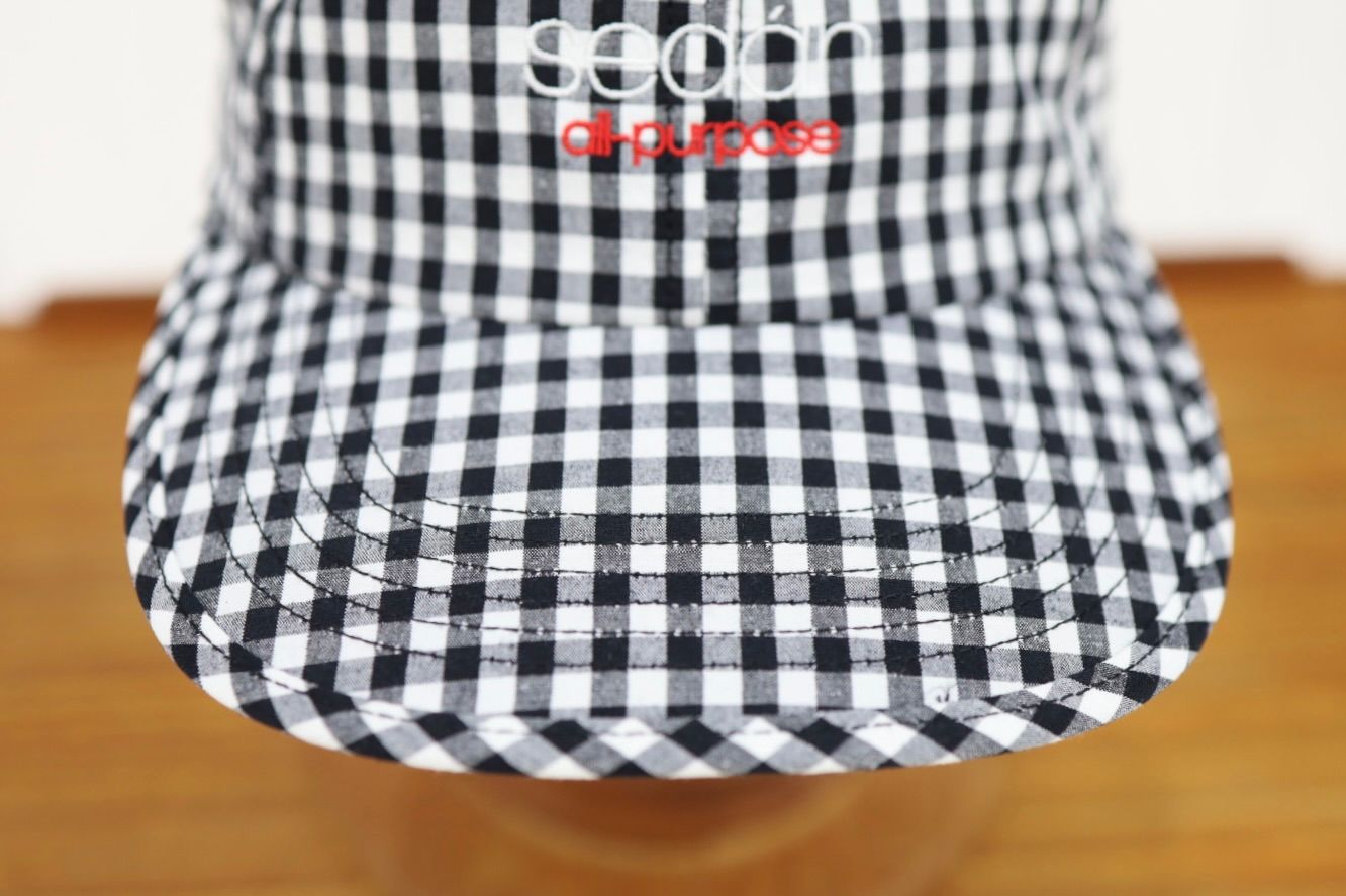 セダンオールパーパス SS26 Classic Logo Cotton Linen Cap(SD26S-CP04)Gingham Plaid☆3月20日(金)発売！