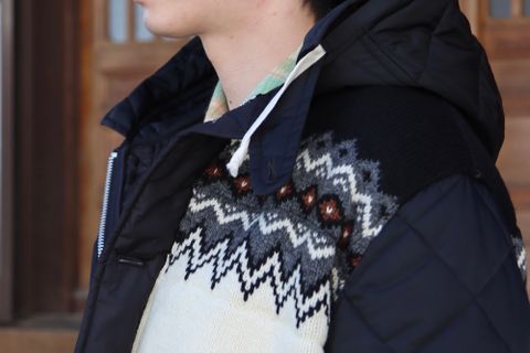 JUNYA WATANABE COMME des GARCONS MAN エステルツイルブルゾンstyle.2021.10.2