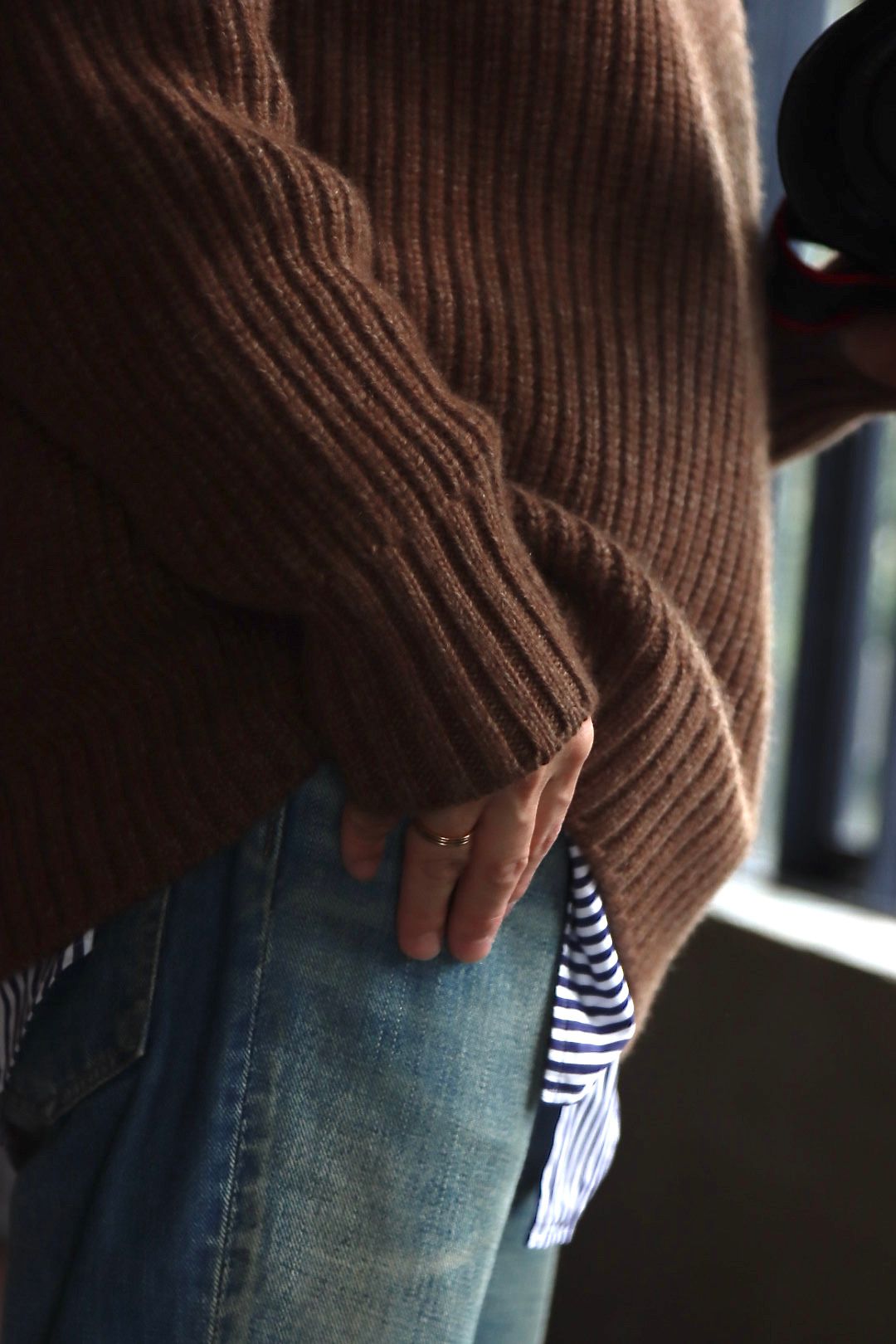 A.PRESSE Fisherman Pullover Sweater style.2021.10.6.