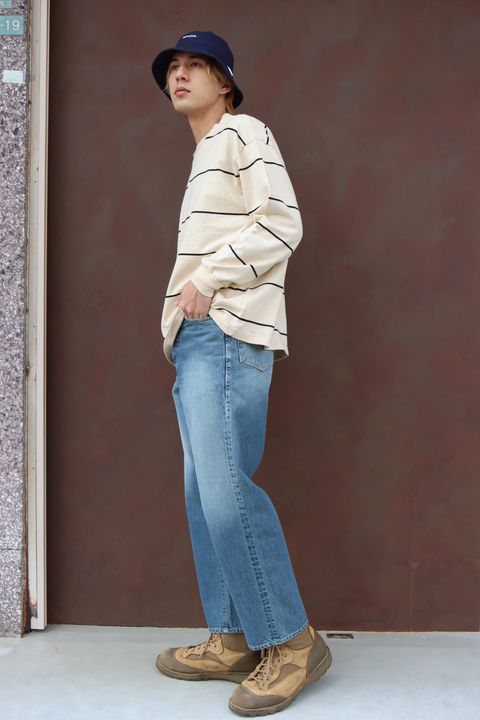 blurhms 24SS blurhms NAPP Border L/S Tee & blurhms ROOTSTOCK Denim Classic sytle 2024.2.12