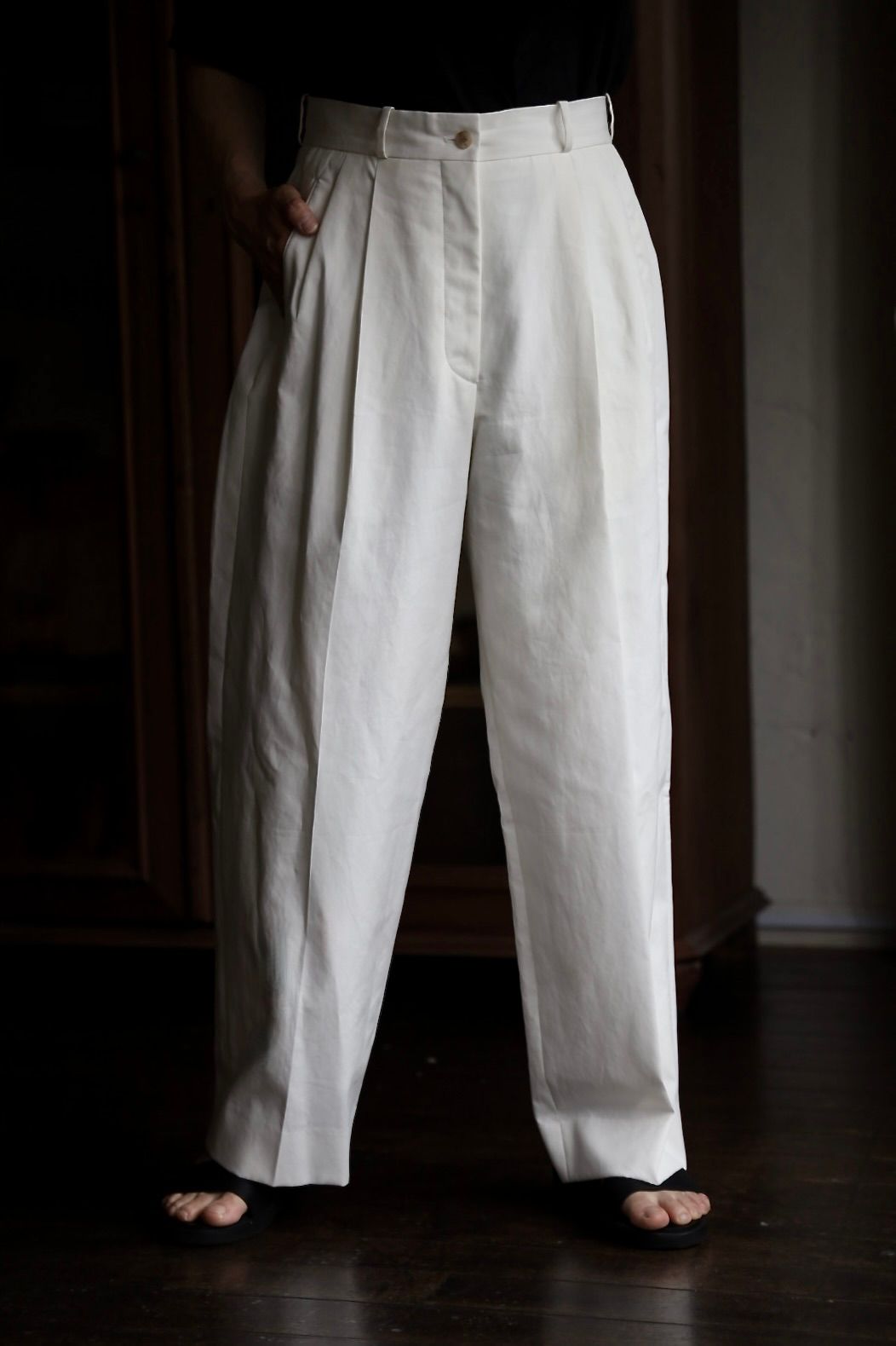 【2025年最新】大人気ブランドの人気アイテム  A.PRESSE - アプレッセ 2025 STYLE2 Wide Chino Trousers(25AAP パンツ