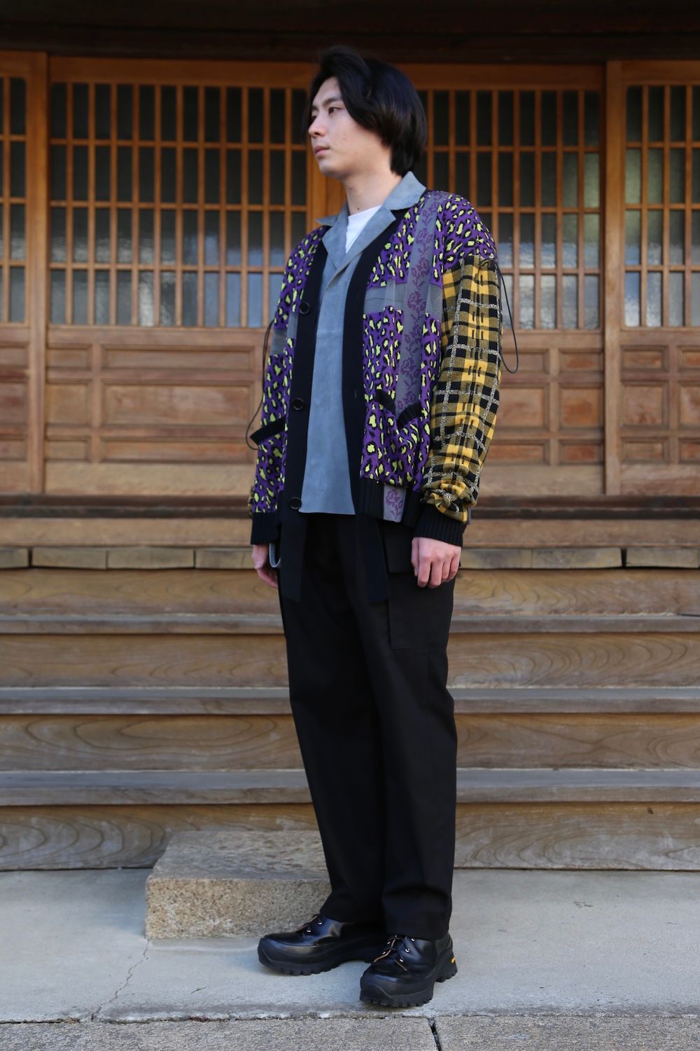 KIDILL×rurumu Drawcord Knit Cardigan(KL494) style.2021.2.21