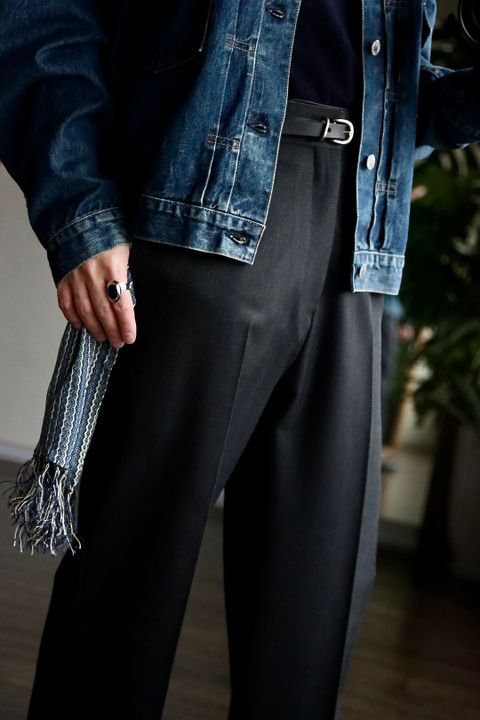 A.PRESSE アプレッセ23SS Covert Cloth Trousersスタイル