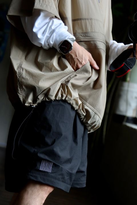 S.F.C HALF ZIP NYLON SHIRTスタイル