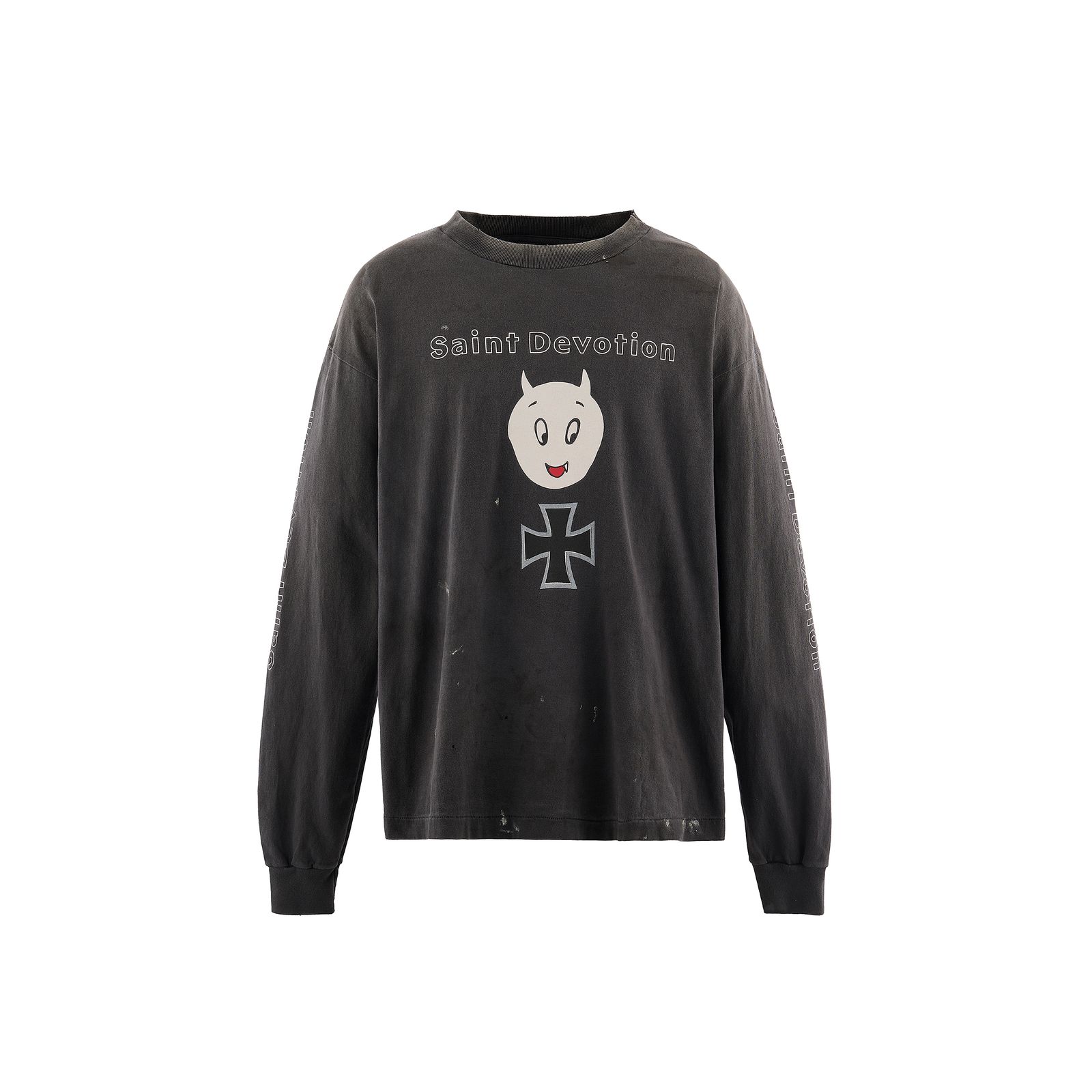 セントマイケル 26SS SAINT DEVOTION LS T-SHIRT (SM-MK8-0000-027)BLACK☆2月21日(土)10:00発売！