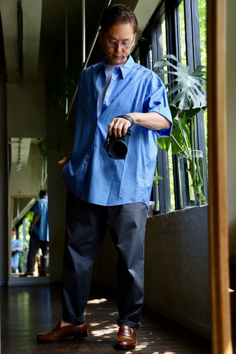 Graphpaper Solotex Twill Chef Pants"C.GRAY"スタイル2024.5.27.