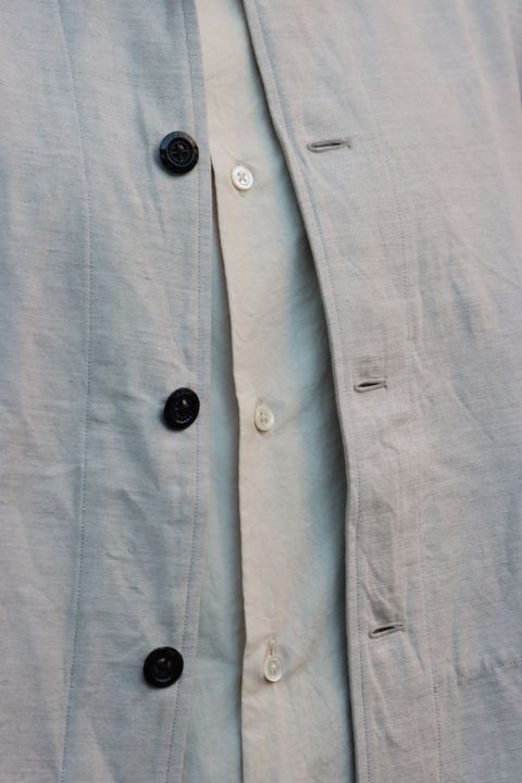 Ets.MATERIAUX  22SS French coveralls"OFF WHITE"style