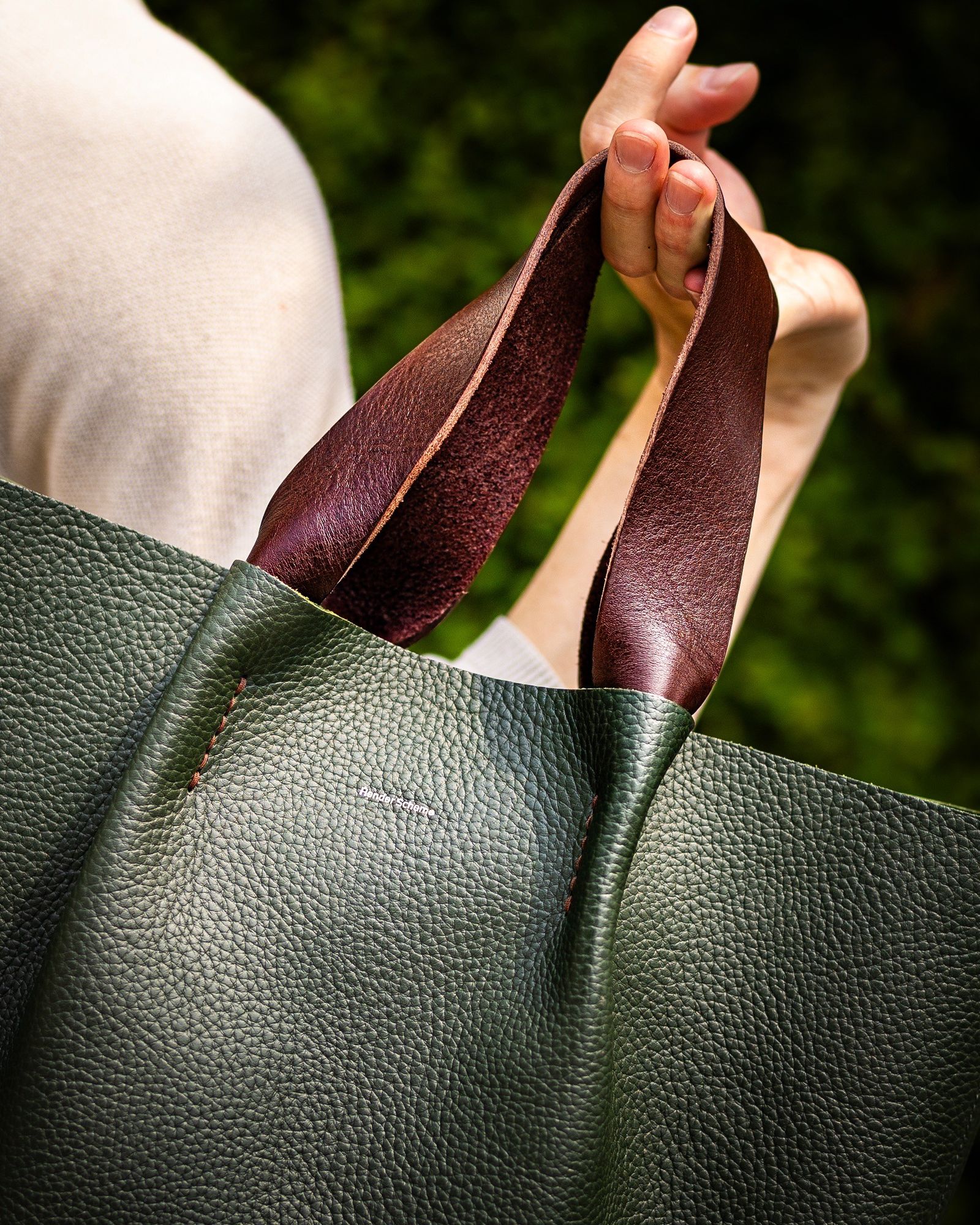Hender Scheme piano bagグリーン エンダースキーマ ピアノ Hender Scheme - エンダースキーマ バッグ piano bag medium(mj