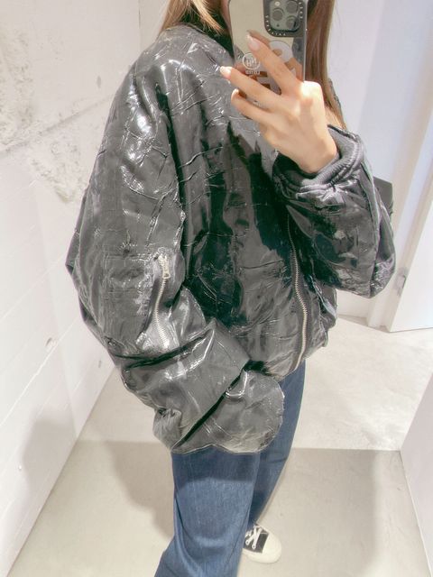 YOKE 新作RUBBER HAND PAINTED BOMBER JACKET style.2024.8.23