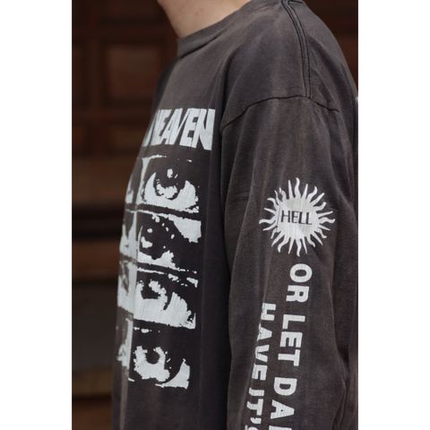 ©SAINT M×××××× LS TEE_EYES W.I.H(SM-A21-0000-024)BLACK style