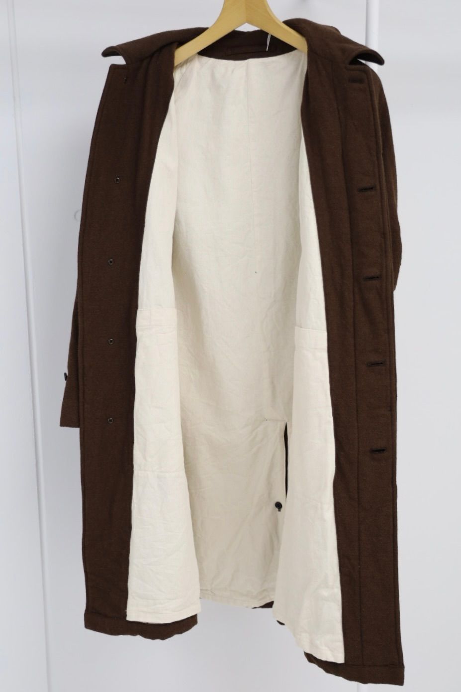 blurhms ブラームス Classic Wool Balmacaan Coat(BHS25F009)Brown☆新作発売！