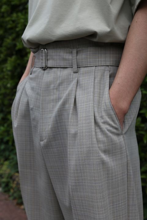 YOKE SIDE OPEN COUBLE-BREASTED JACKET(YK21SS0193J) style. 2021.04.23.